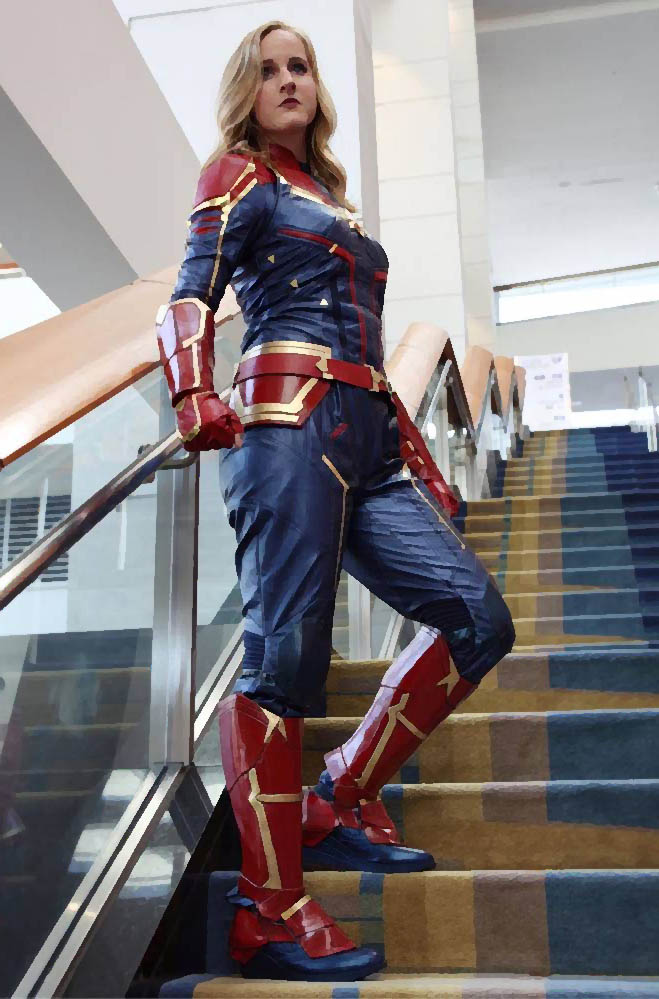 captain marvel cosplay movie version