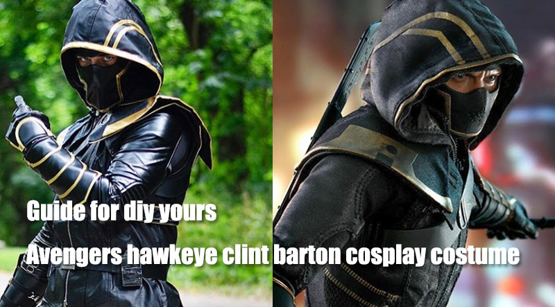 Guide for diy yours avengers hawkeye clint barton cosplay costume
